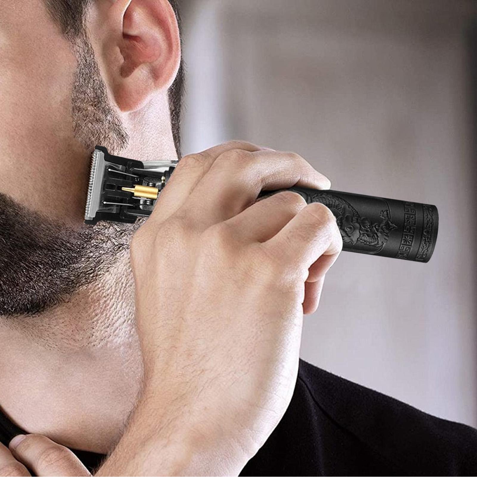 Mens Grooming Travel Kit - เครื่องตัดผมไร้สาย ชุดเครื่องตัดแต่งขนไร้สาย เครื่องมือกรูมมิ่งระดับมืออาชีพสำหรับการบำรุงรักษาประจำวันหลังอาบน้ำ การเดินทาง แคมป์ปิ้ง กีฬา