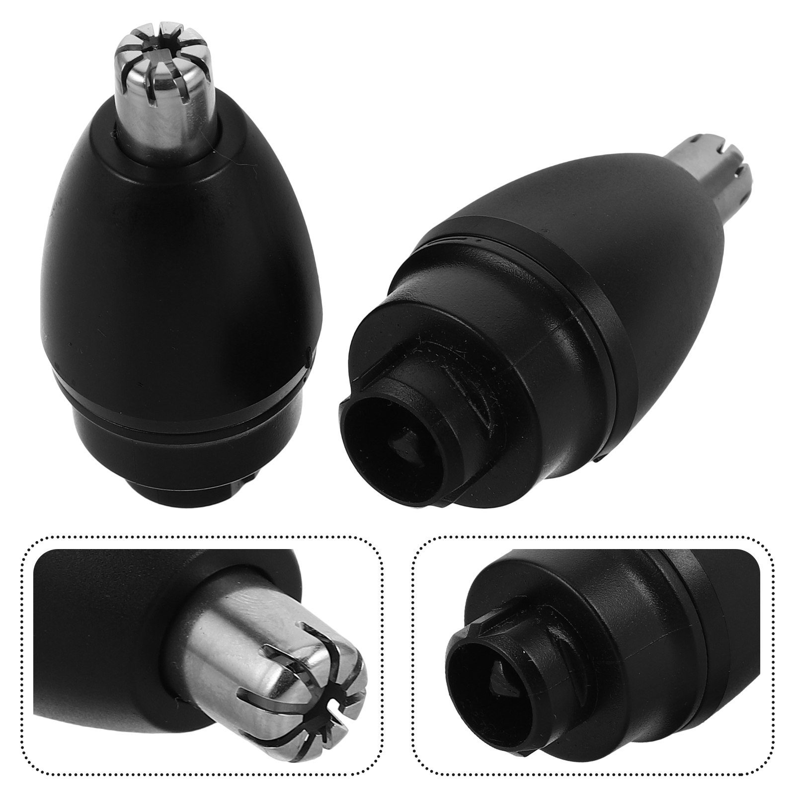 Men'S Grooming Nose Hair Trimmer - หัวตัดแต่งขนจมูกสำรอง 2 ชิ้น ใช้ได้กับเครื่องตัดแต่งขนจมูกทุกรุ่น ปลอดภัย อะไหล่เครื่องมือดูแลขนจมูก