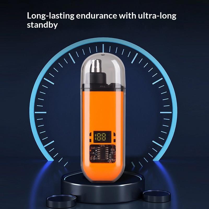 Men'S Grooming Nose Hair Trimmer - เครื่องตัดขนจมูกและขนหูแบบชาร์จ USB สำหรับผู้ชาย เครื่องตัดขนไฟฟ้าขนาดเล็ก เสียงเบา พกพาสะดวก