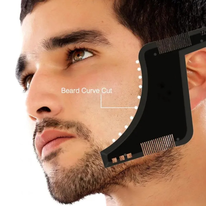 Men'S Grooming Product - หวีจัดแต่งทรงหนวดเคราสำหรับผู้ชาย 1 ชิ้น น้ำหนักเบา ยืดหยุ่น อุปกรณ์จัดแต่งทรงผมและหนวดเคราแบบครบวงจรสำหรับผู้ชาย