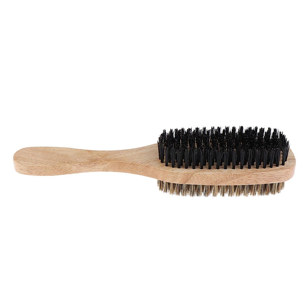 Men'S Grooming Club - แปรงทำความสะอาดเครื่องเล็มหนวดเครา ขนแปรงไนลอน สำหรับผู้ชาย ชุดแปรงจัดแต่งทรงหนวดเครา สำหรับใช้ในร้านเสริมสวยมืออาชีพ