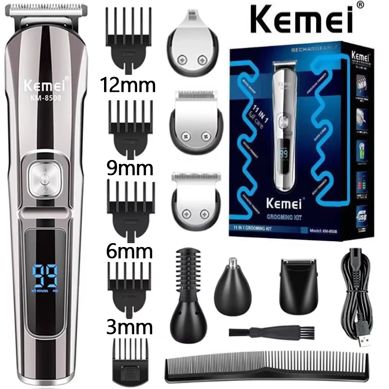 Men'S Grooming Boxes - เครื่องโกนหนวด Kemei รุ่น KM-8508 แบบมืออาชีพ 6