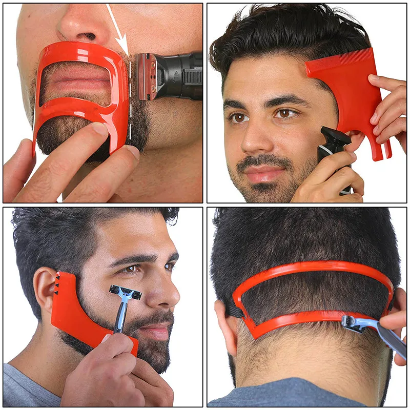 2/4Pcs Men's Beard CombsผมTrim - Grooming Men'S Hair บทวิจารณ์และราคา