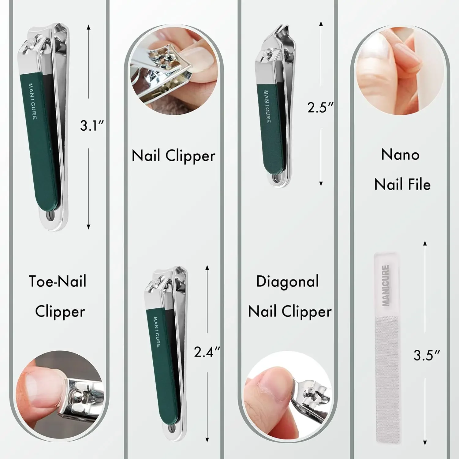 ชุดตัดเล็บเหล็ก 4 ชิ้น ชุดอุปก - Mens Grooming Travel Kit บทวิจารณ์และราคา