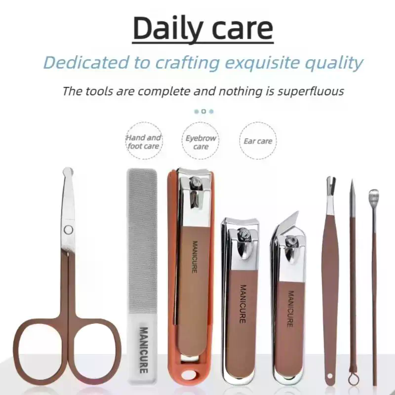 ชุดดูแลเล็บ ชุดทำเล็บป้องกันกา - Mens Grooming Travel Kit บทวิจารณ์และราคา