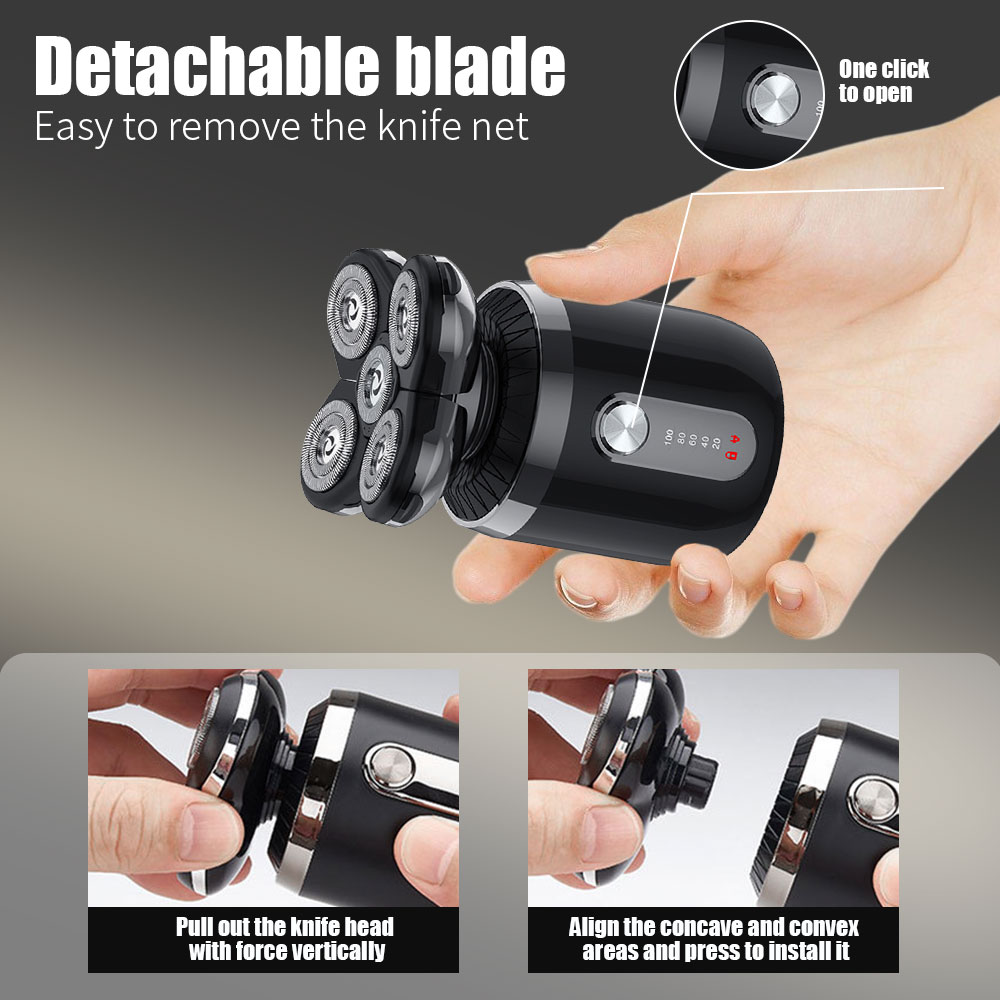 เครื่องโกนหนวดไฟฟ้า 5-in-1 5 ห - Men'S Grooming Nose Hair Trimmer บทวิจารณ์และราคา