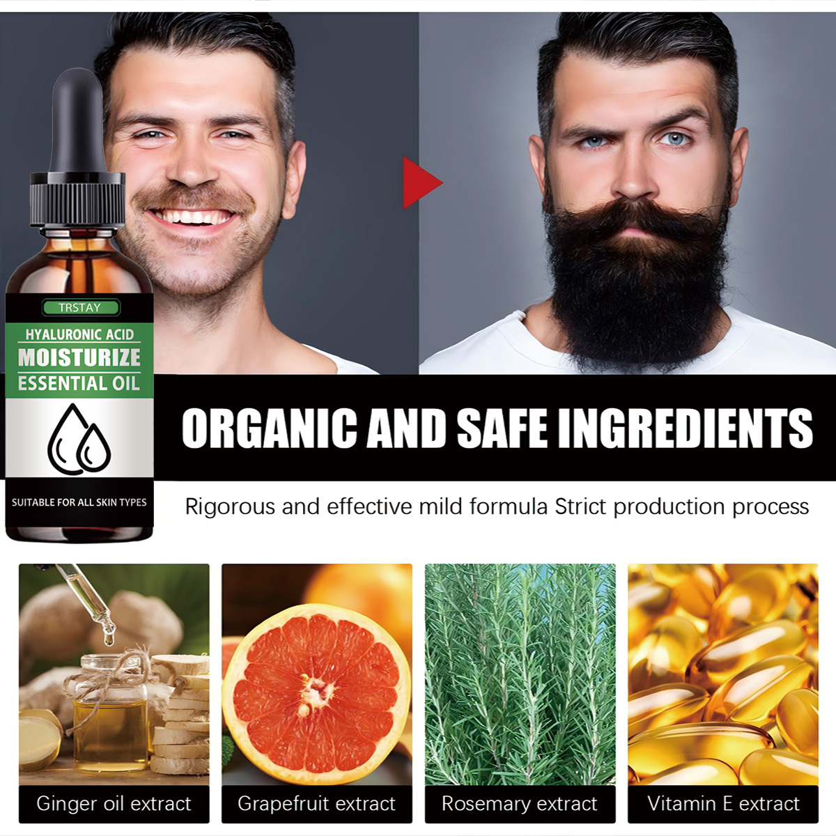 100% ธรรมชาติเร่งผมบนใบหน้า Gr - Men'S Grooming Product บทวิจารณ์และราคา