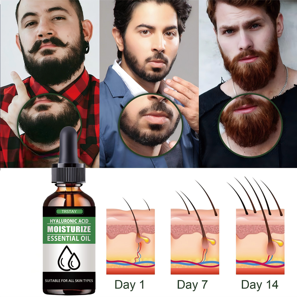 100% ธรรมชาติเร่งผมบนใบหน้า Gr - Men'S Grooming Product บทวิจารณ์และราคา