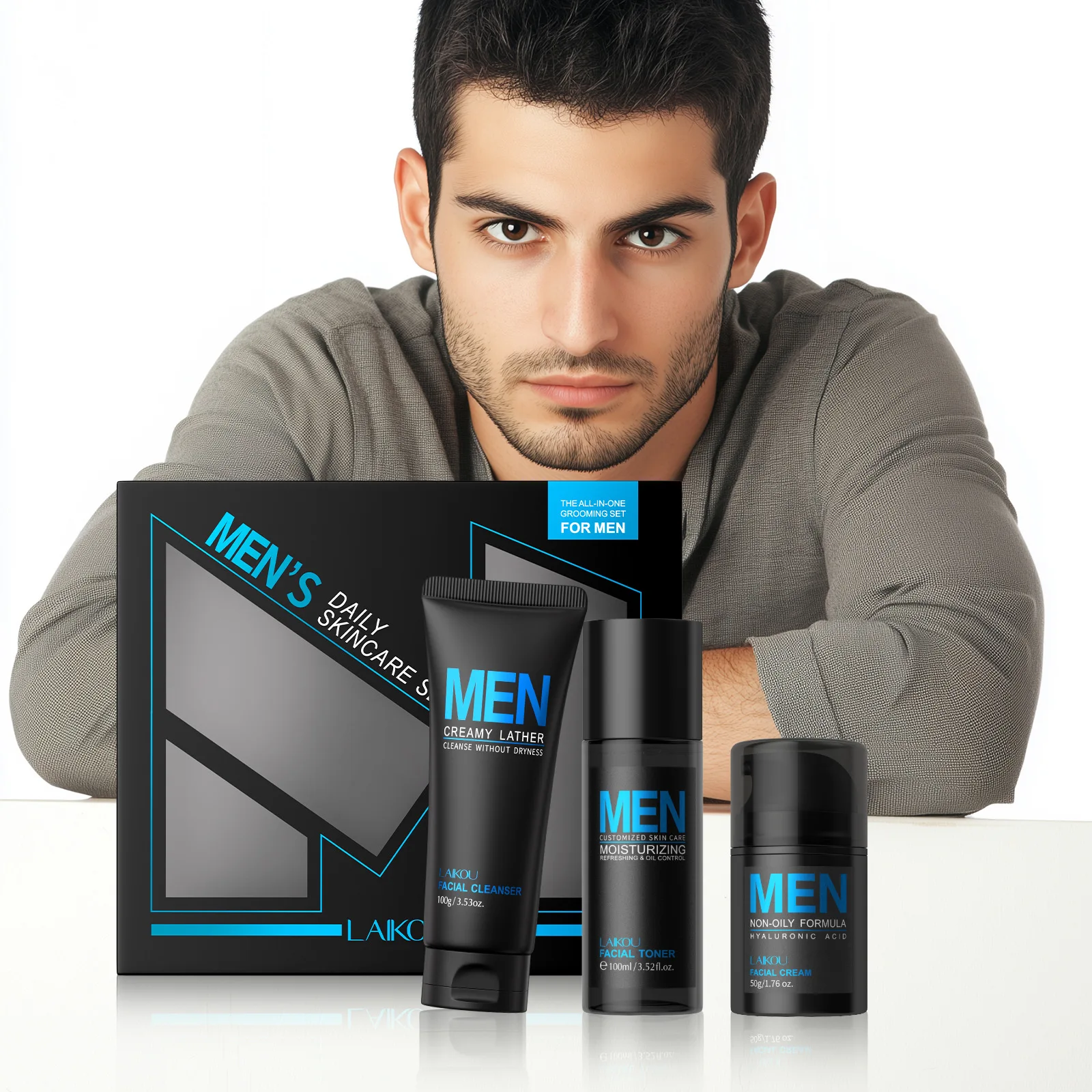 ชุดผลิตภัณฑ์ดูแลผิวหน้าสำหรับผ - Men'S Grooming Cream บทวิจารณ์และราคา