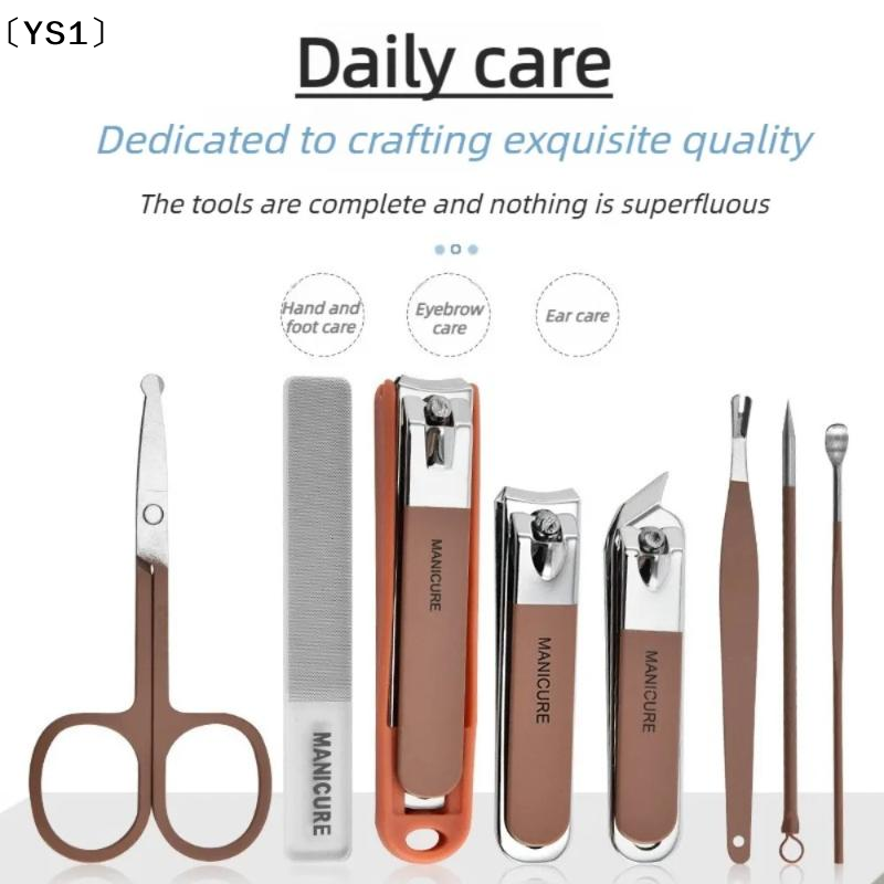 〔YS1〕ชุดดูแลเล็บ ชุดทำเล็บป้อง - Mens Grooming Travel Kit บทวิจารณ์และราคา