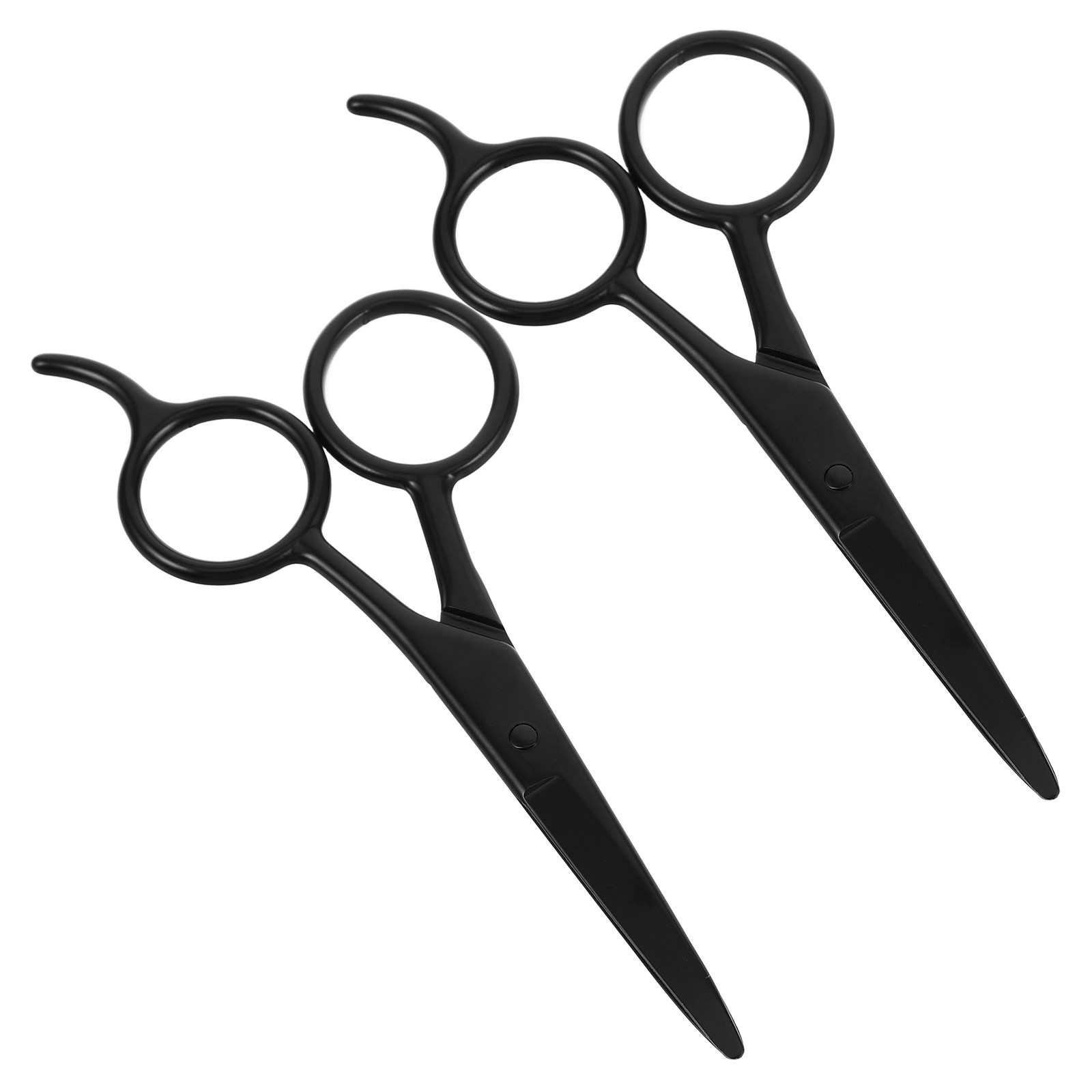 2 ชิ้นสีดำสแตนเลสกรรไกรตัดหนวด - Grooming Men'S Eyebrows บทวิจารณ์และราคา