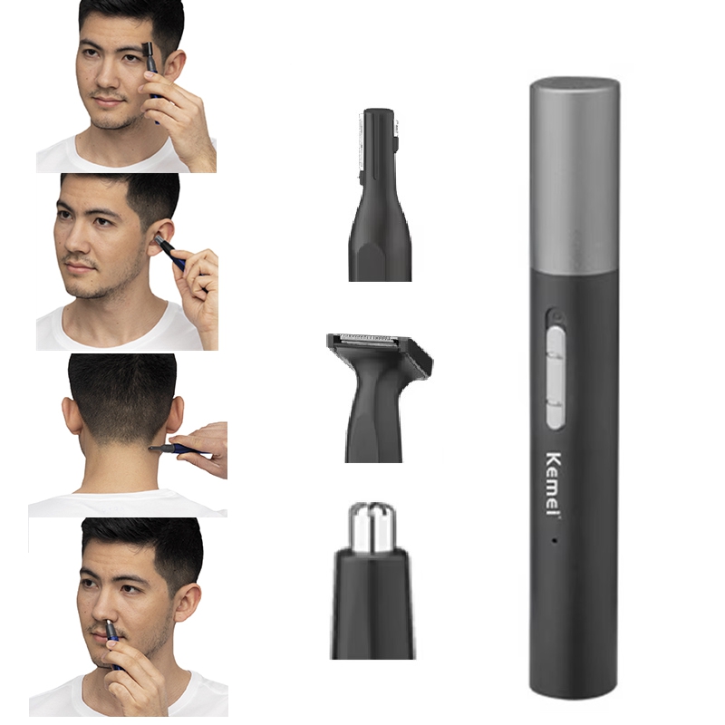 เครื่องเล็มขนจมูกแบบชาร์จไฟได้ - Grooming Men'S Eyebrows บทวิจารณ์และราคา