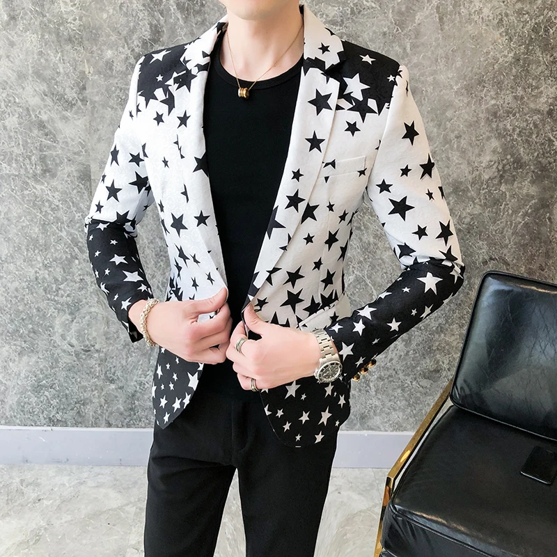 เสื้อเบลเซอร์ทรงเข้ารูปลายดาว  - Men'S Grooming Club บทวิจารณ์และราคา
