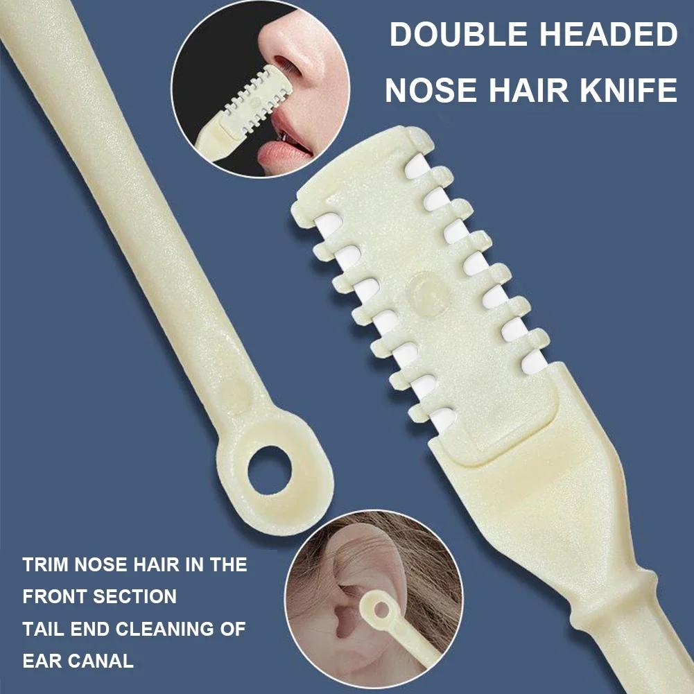 ชุดเครื่องตัดขนจมูกแบบสองหัว 1 - Men'S Grooming Nose Hair Trimmer บทวิจารณ์และราคา