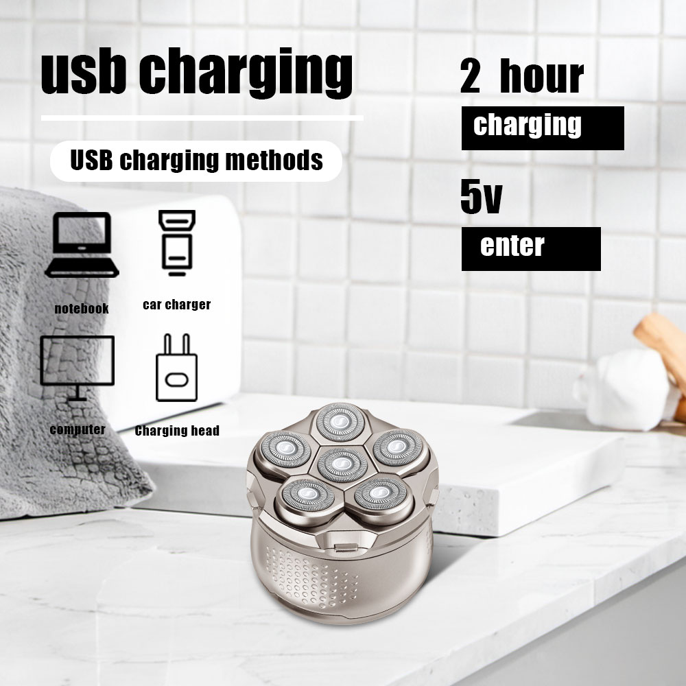 เครื่องโกนหนวดไฟฟ้า 6 หัวสำหรั - Mens Grooming Travel Kit บทวิจารณ์และราคา