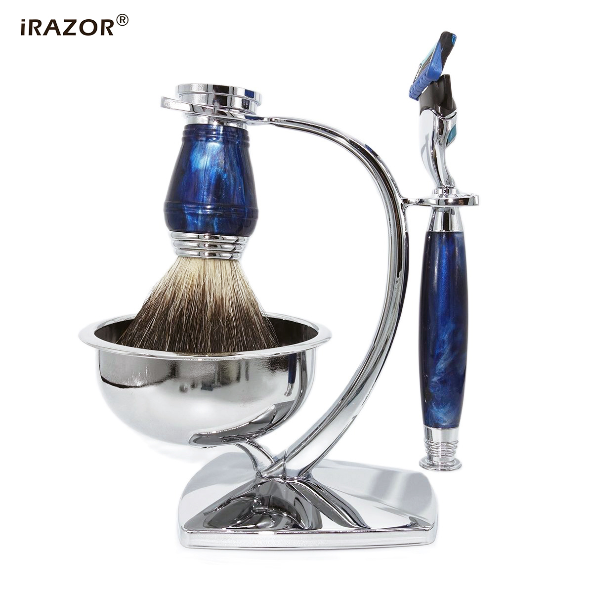 iRAZOR ชุดโกนหนวดหรูหราสำหรับผ - Mens Grooming Kit Luxury บทวิจารณ์และราคา