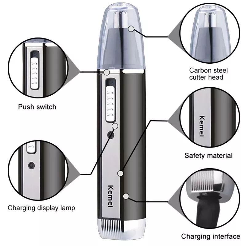 เครื่องโกนหนวดไฟฟ้า Kemei แบบช - Grooming Men'S Eyebrows บทวิจารณ์และราคา