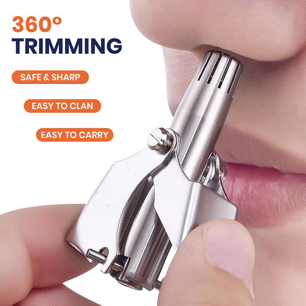 เครื่องตัดขนจมูกและขนหูแบบพกพา - Men'S Grooming Nose Hair Trimmer บทวิจารณ์และราคา