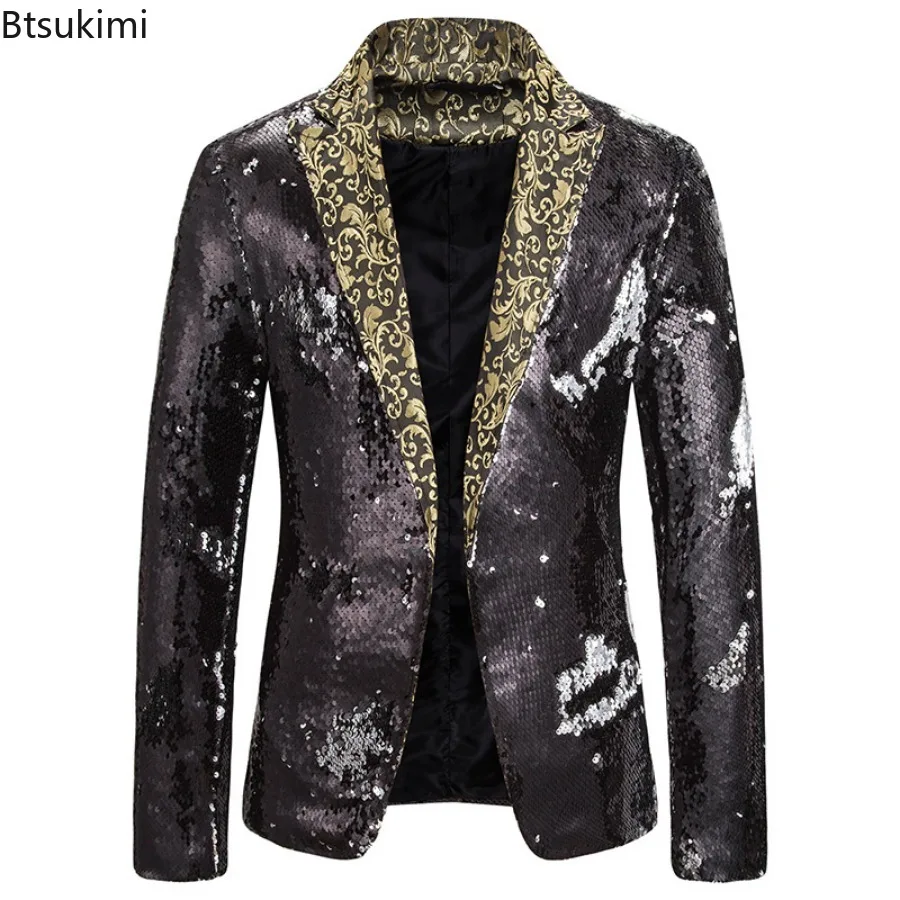 แฟชั่นผู้ชายใหม่ Blazer เงาเลื - Men'S Grooming Club บทวิจารณ์และราคา